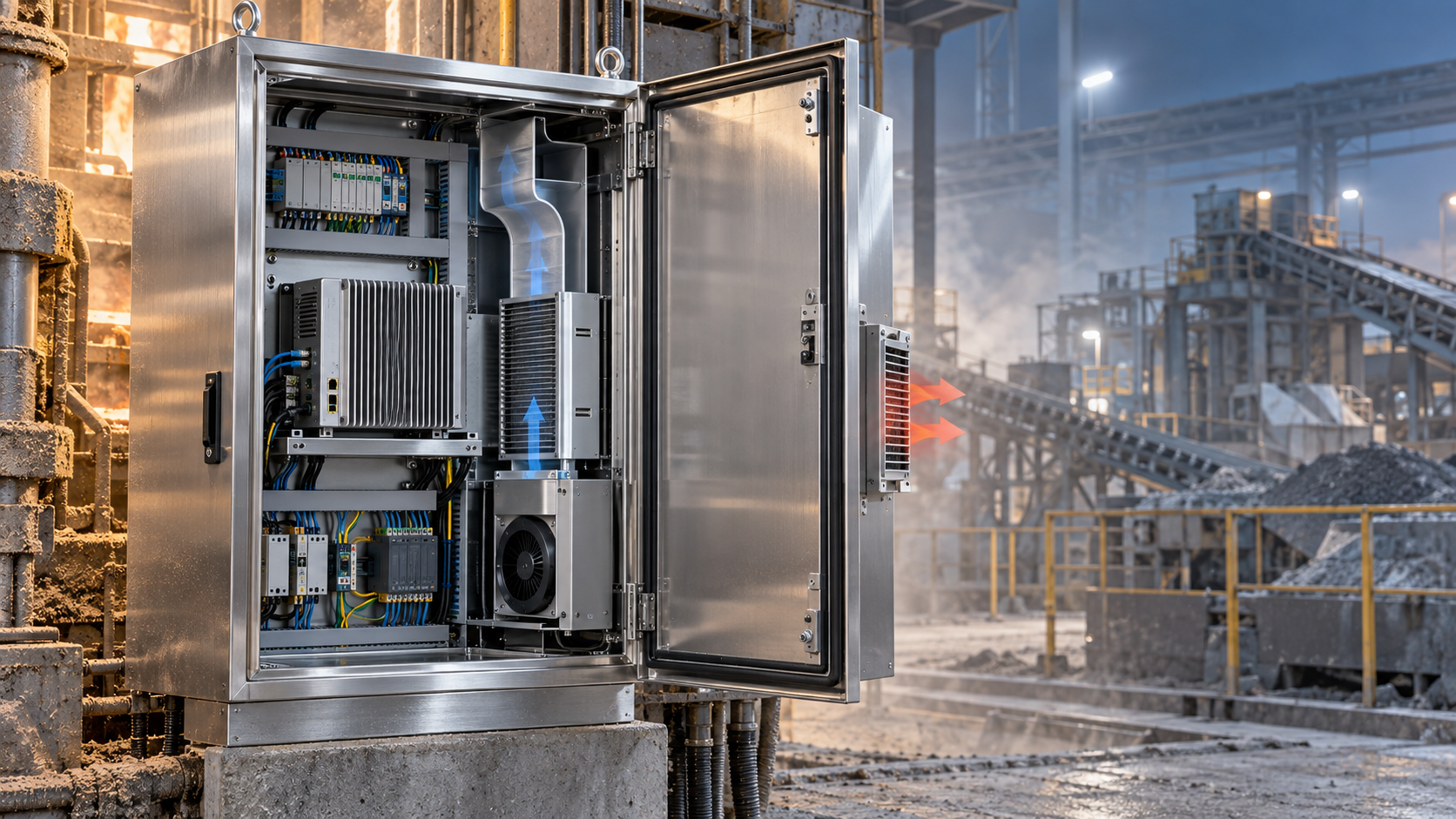 How to Select Industrial PC Cooling for Dusty, High-Temperature Enclosures