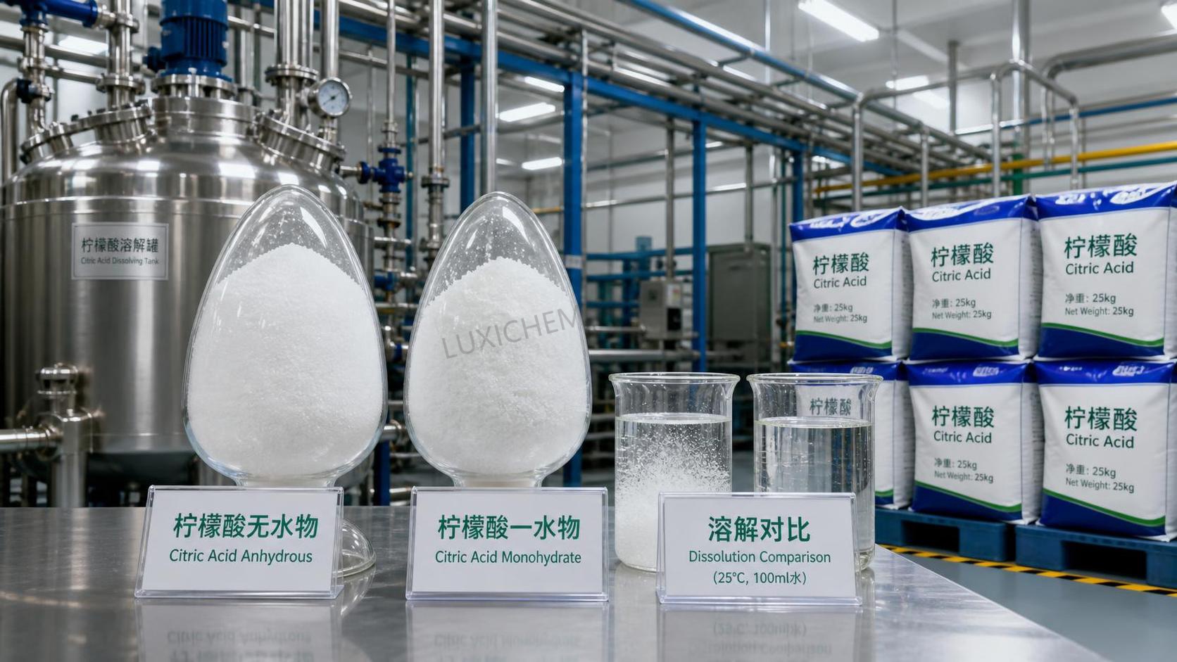 Citric Acid Anhydrous vs Monohydrate: Which Form Suits Your Process Better? Citric Acid Anhydrous vs Monohydrate: Which Form Suits Your Process Better?
