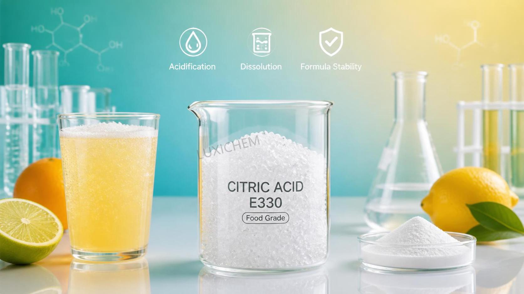 When is citric acid E330 suitable for food formulation? When is citric acid E330 suitable for food formulation?