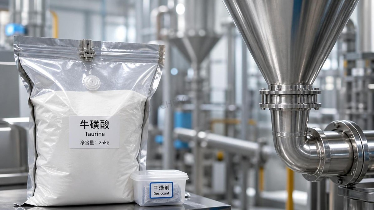 How should taurine powder be protected from moisture during handling? How should taurine powder be protected from moisture during handling?