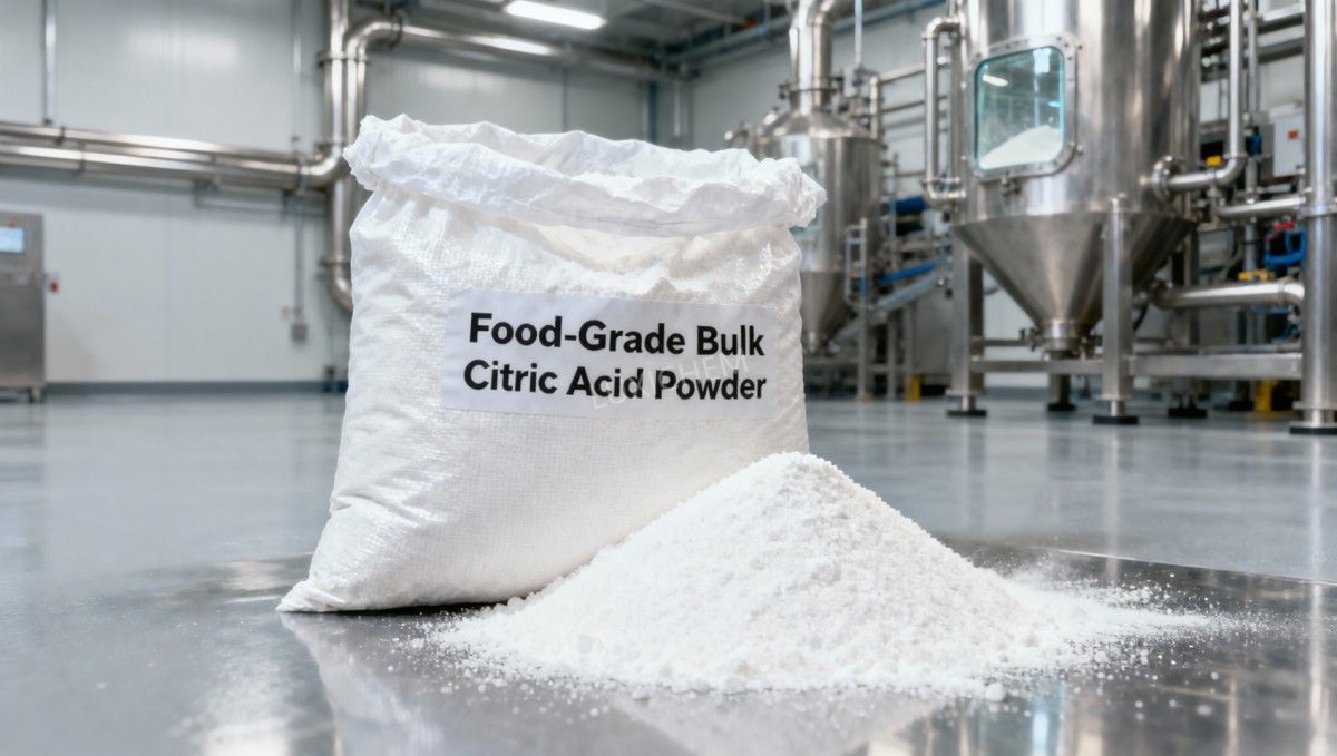 Acide citrique en poudre en vrac : comment la teneur en humidité, la fluidité et la répartition granulométrique influencent la précision du dosage dans la production de boissons