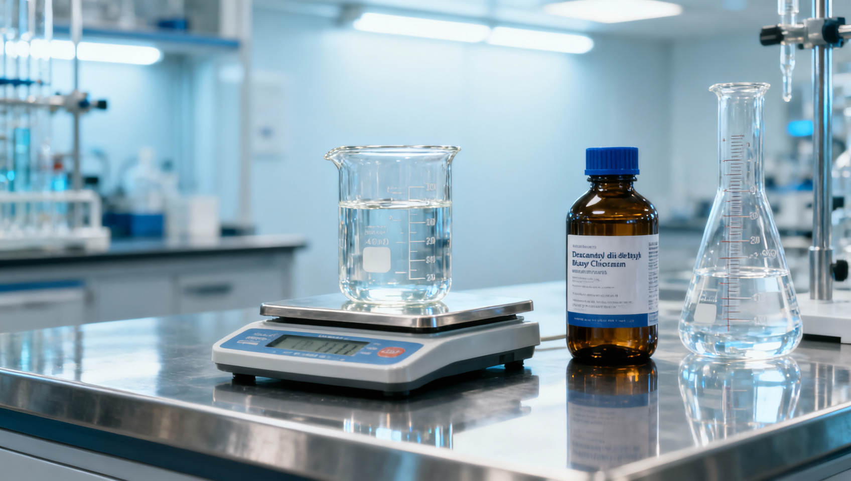 Calculating dilutions from 50% dodecyl dimethyl benzyl ammonium chloride Calculating dilutions from 50% dodecyl dimethyl benzyl ammonium chloride