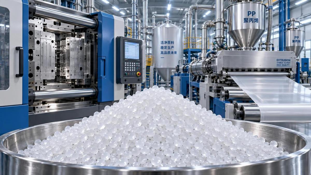 Wie Polypropylen-Granulat beim Spritzgießen und Extrudieren eingesetzt wird