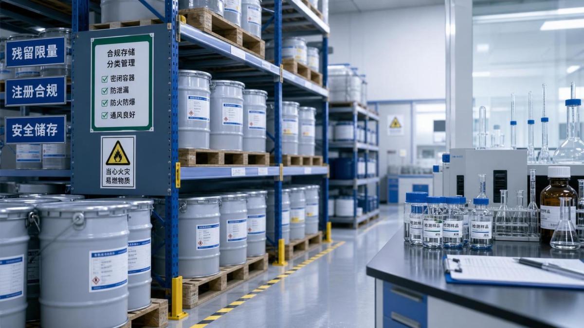 Compliance-Checkliste für Insektizide: Rückstandshöchstgehalte, Registrierung und Lagerrisiken