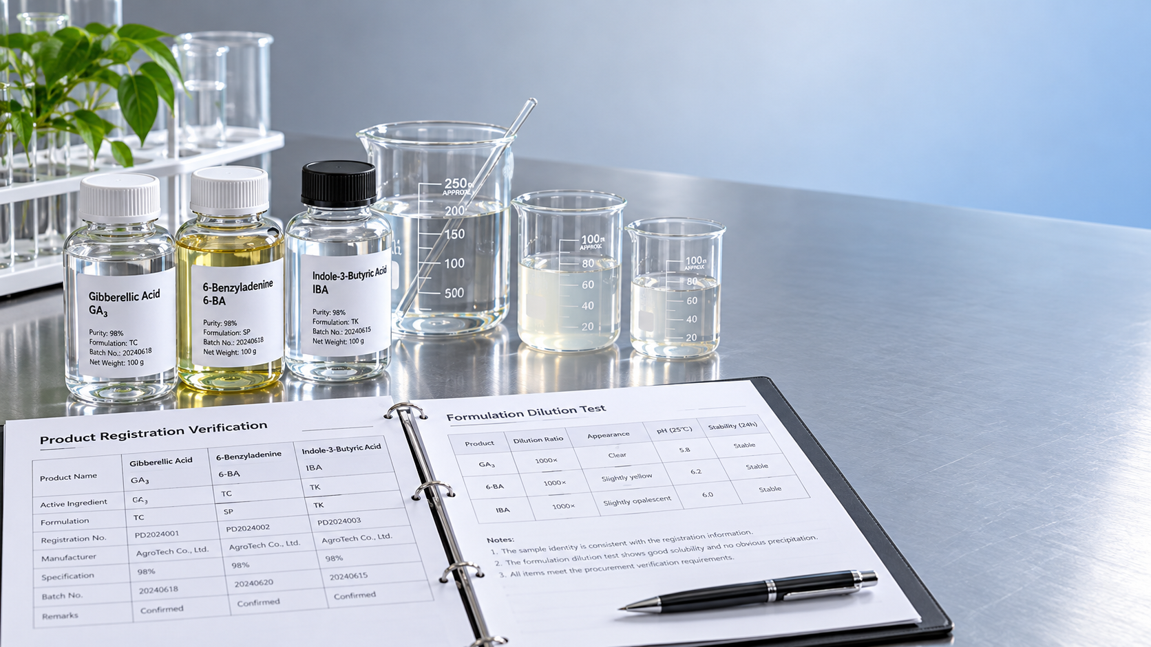 Pflanzenwachstumsregulatoren kaufen: Zulassungs- und Formulierungsprüfung Pflanzenwachstumsregulatoren kaufen: Zulassungs- und Formulierungsprüfung