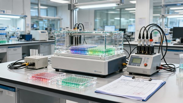 Gel electrophoresis system factory checklist before sample runs Gel electrophoresis system factory checklist before sample runs