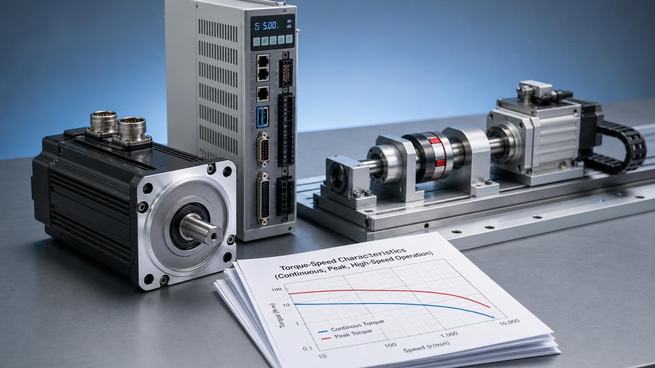 How to read servo motor torque-speed curves correctly