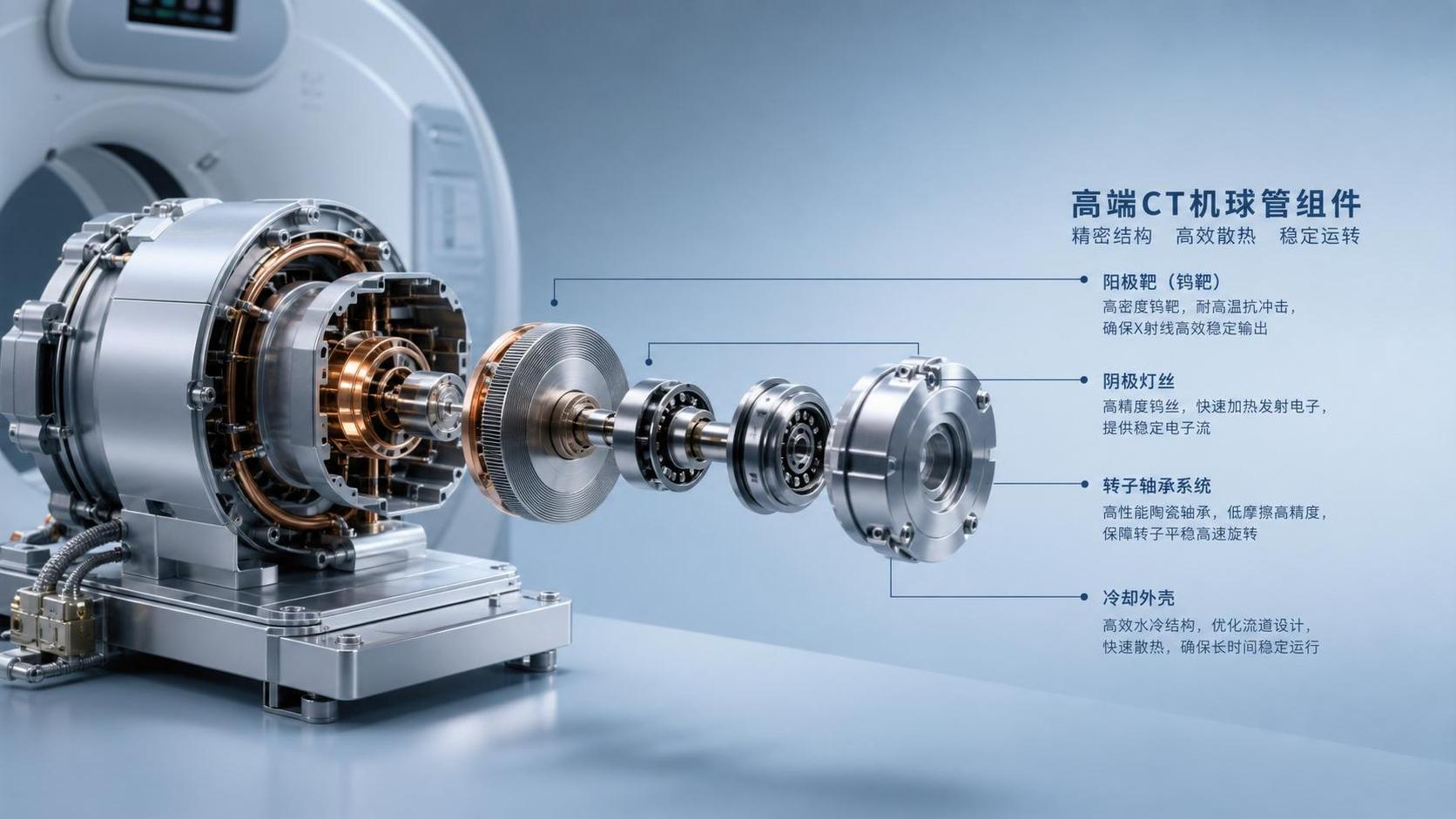 CT Tube Components Breakdown: Functions, Wear Parts, and Replacement Considerations