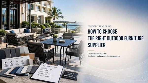 How to Choose an Outdoor Furniture Supplier for Hospitality and Commercial Projects How to Choose an Outdoor Furniture Supplier for Hospitality and Commercial Projects