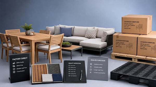 Outdoor Furniture Distributor vs Direct Manufacturer: Which Buying Route Is Better? Outdoor Furniture Distributor vs Direct Manufacturer: Which Buying Route Is Better?
