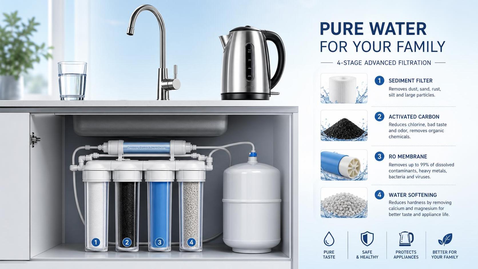How to Choose a Water Filter for Home Use Based on Water Quality and Daily Demand