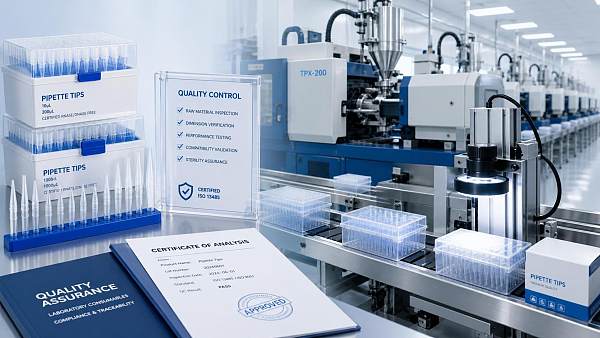 How to Evaluate a Pipette Tips Bulk Manufacturer for Lab Quality and Supply Stability