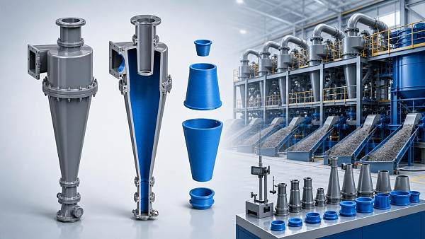 Hydrocyclone Factory Checklist for Wear Life and Cut Size Control Hydrocyclone Factory Checklist for Wear Life and Cut Size Control