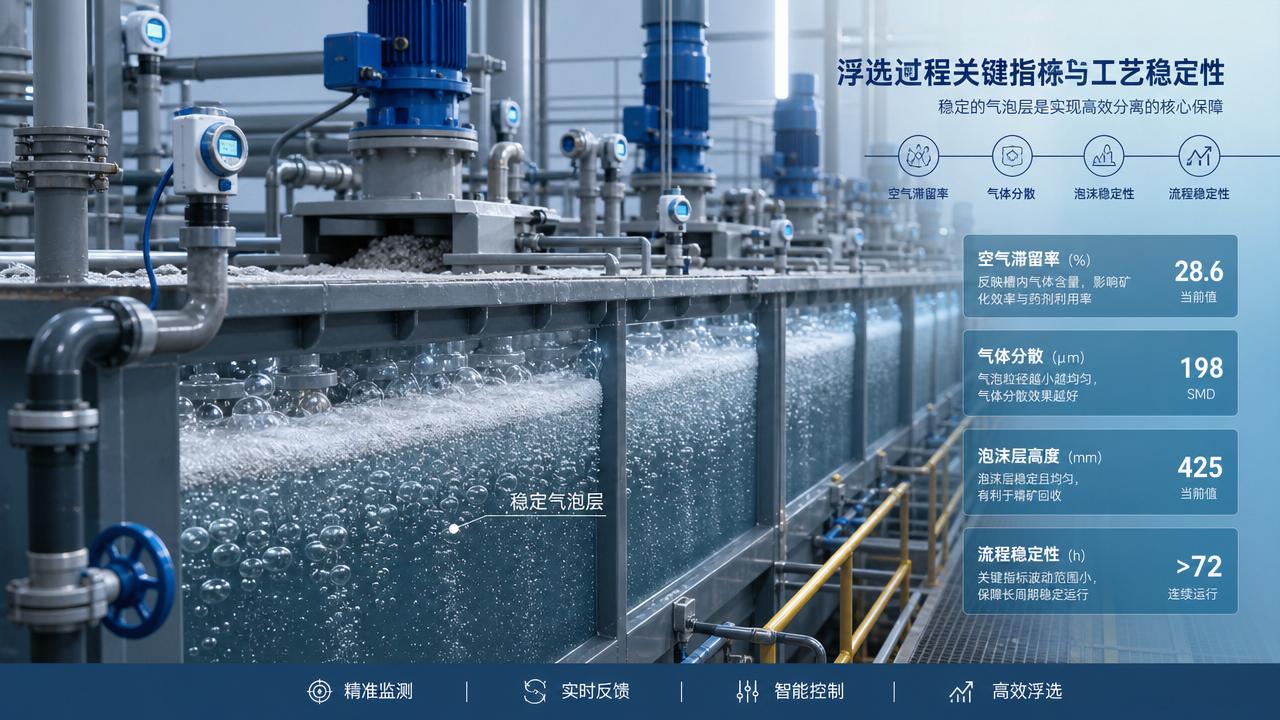 Flotation Cell Air Holdup Data: What Good Performance Looks Like