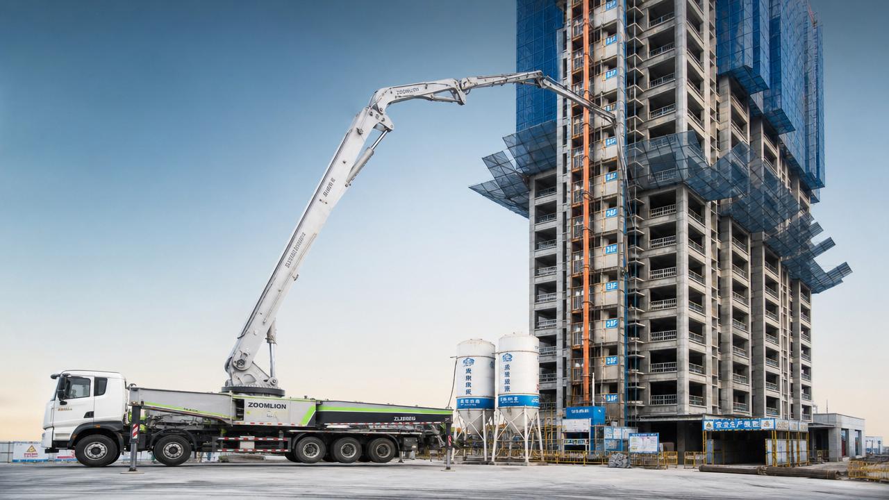 Concrete Pump Vertical Reach Limits in High-Rise Pouring