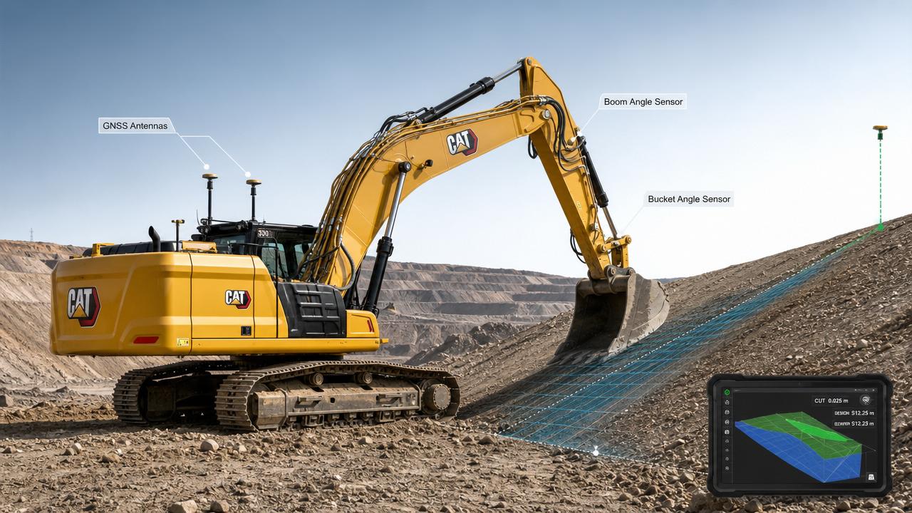 Machine Control System Accuracy in Excavators: What Matters Most