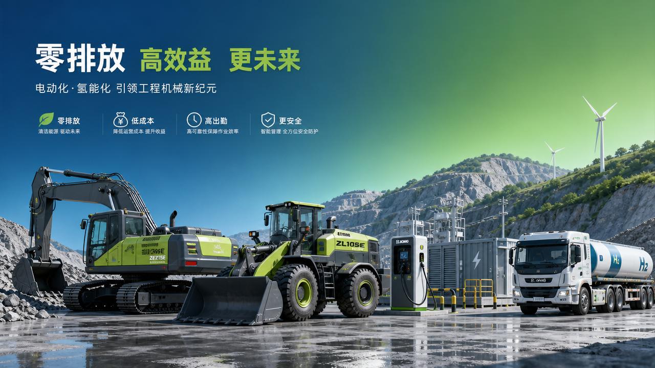 Impact of Zero Emission Construction on Fleet Cost and Uptime