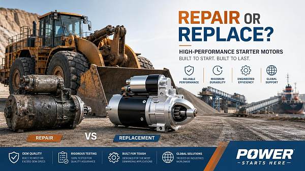 Starter Motors: When Repair Costs More Than Replacement Starter Motors: When Repair Costs More Than Replacement