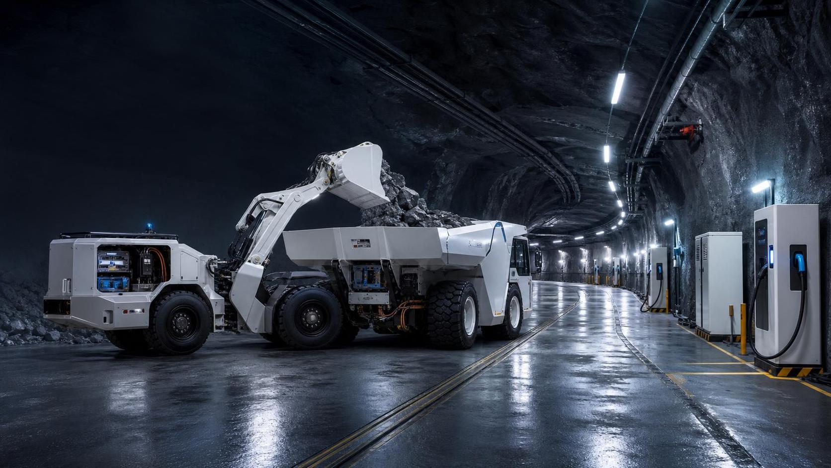 Underground Electric Mining Fleet: Cost and Range Trade-Offs