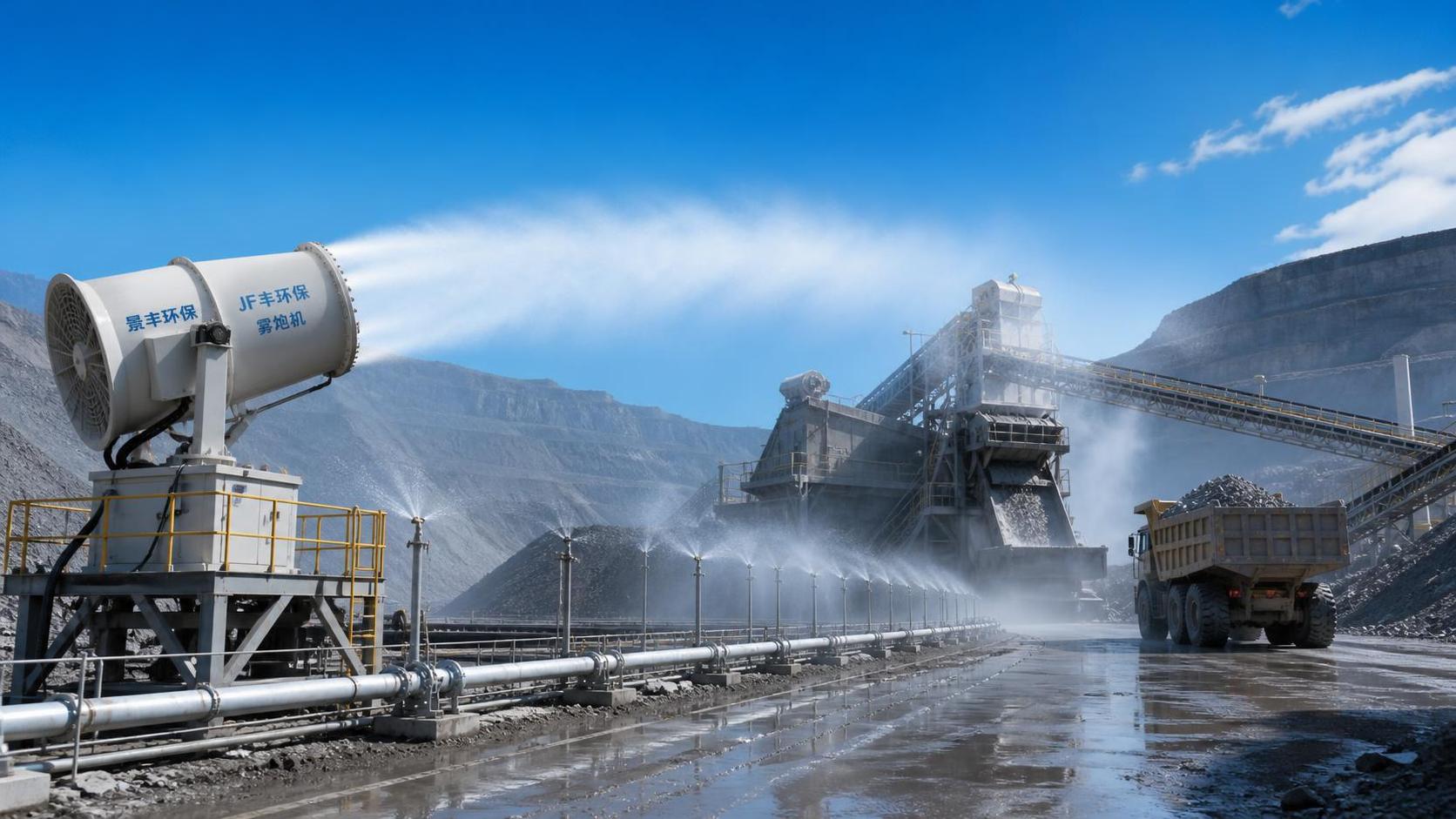 How to choose mine dust suppression equipment for open-pit sites