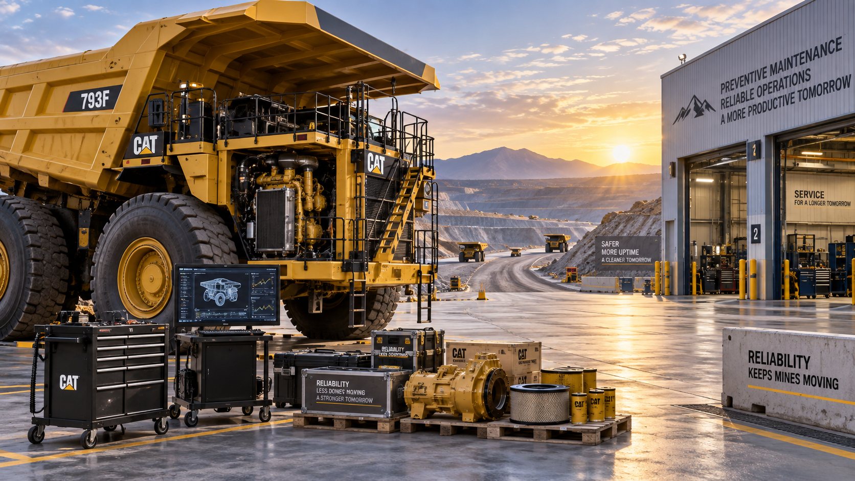 Lifecycle cost optimization methods for reducing haul truck downtime