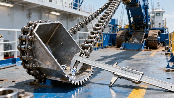 Bucket Chain Diamond Dredger Maintenance: Bucket and Chain Wear Checks