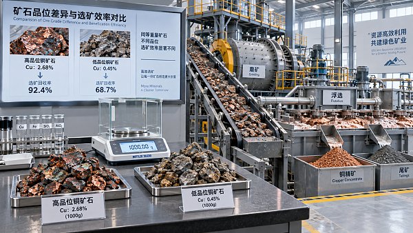 How mining benchmarking methodology accounts for ore grade differences