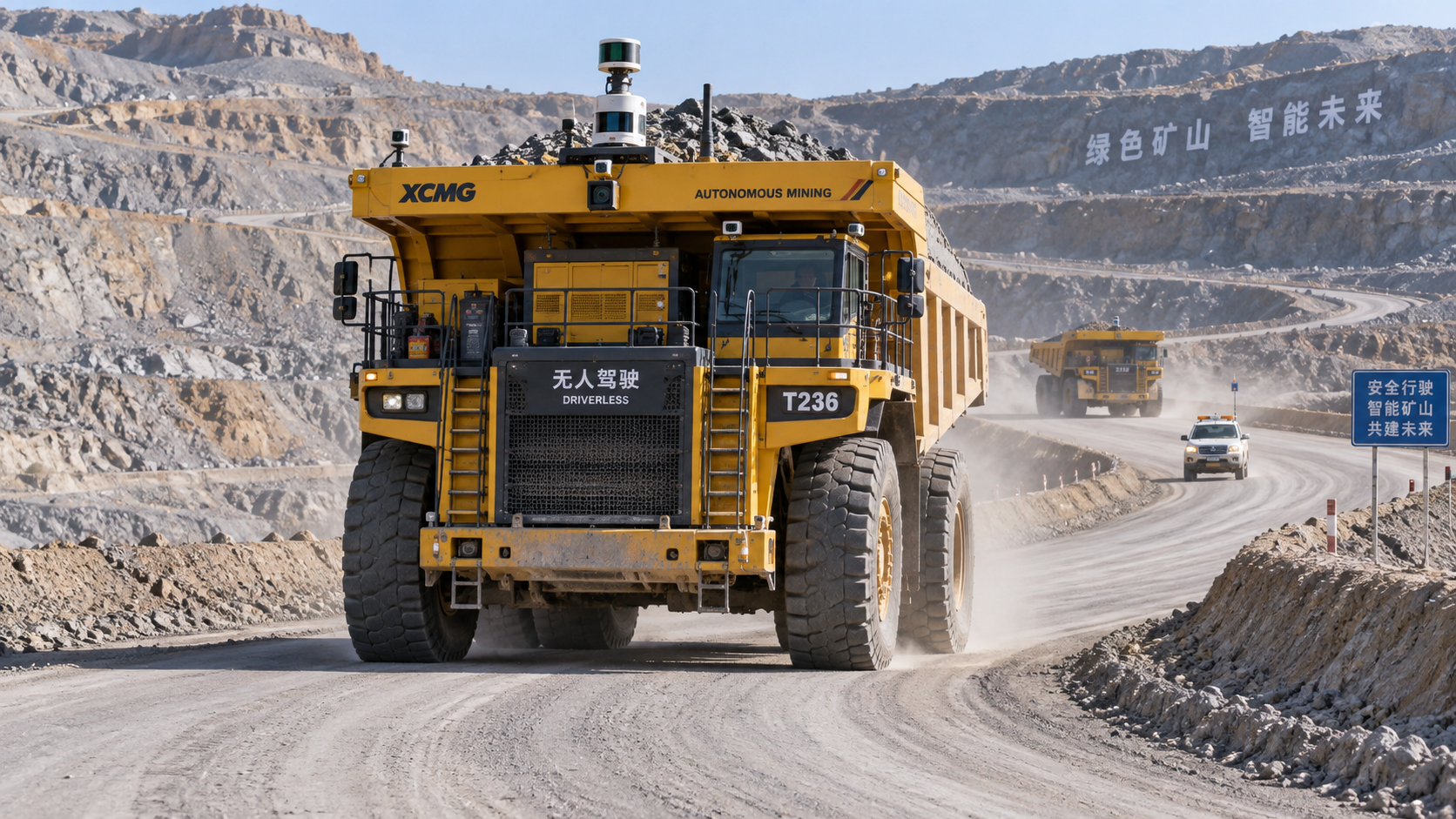How Autonomous Haul Trucks Navigate Dust, Traffic, and Changing Haul Roads