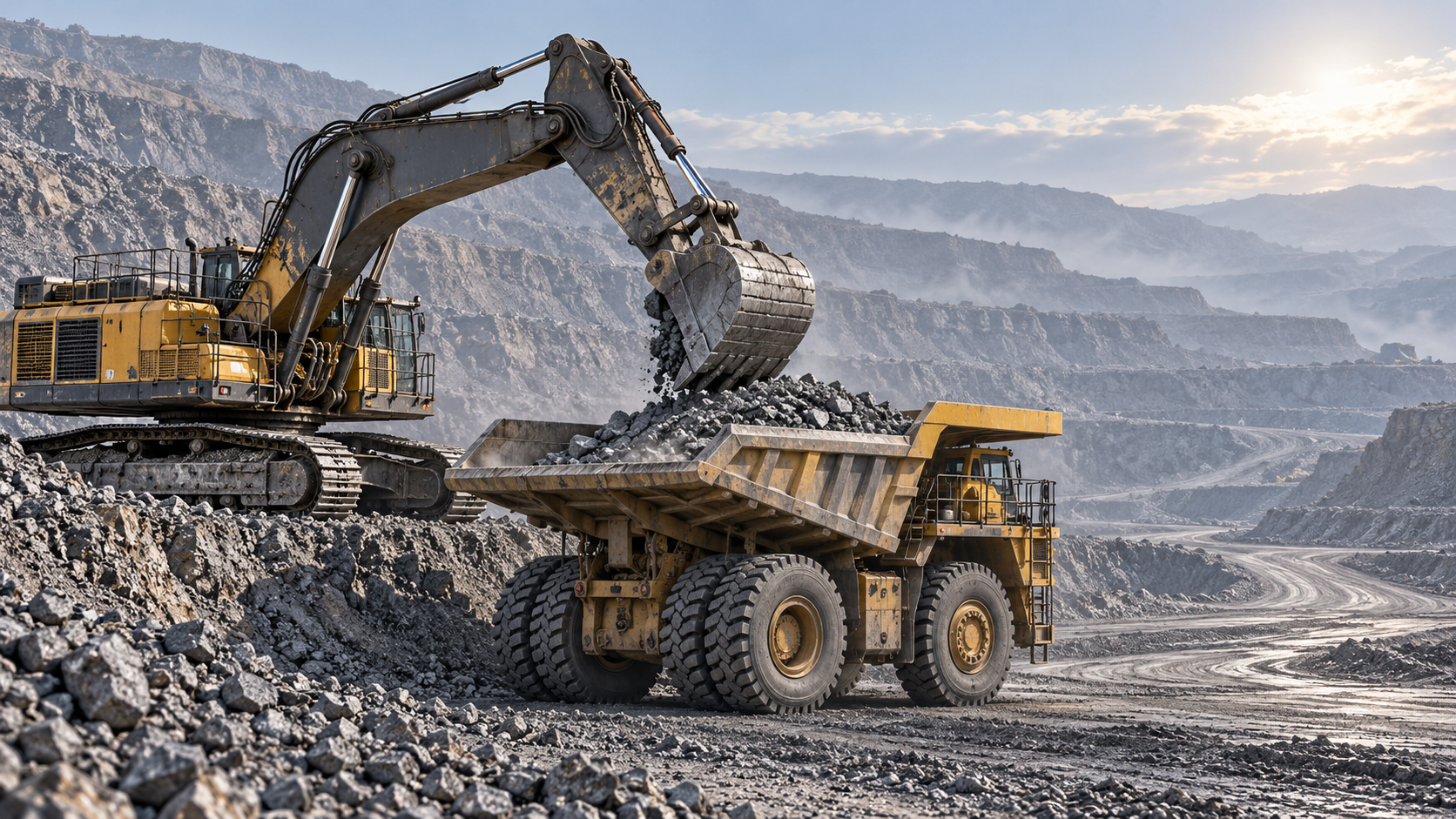 How to match large excavators to haul truck payload capacity