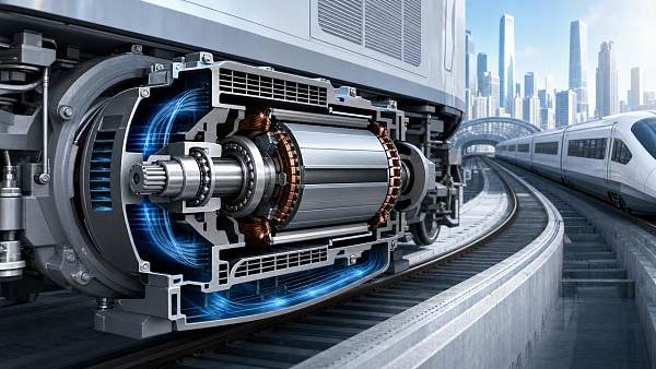 Rail Traction Motors Compared by Heat Load and Service Life