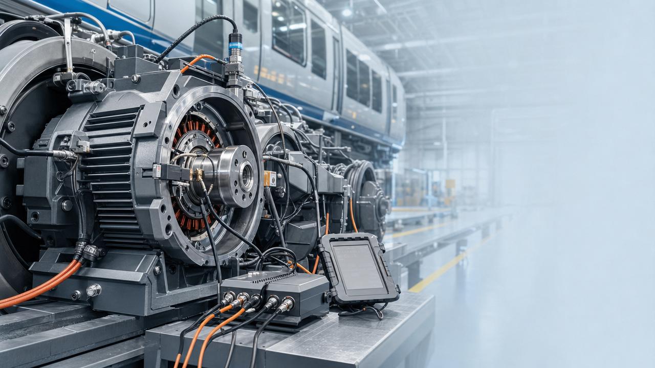 When do rail traction motors signal early failure risks?