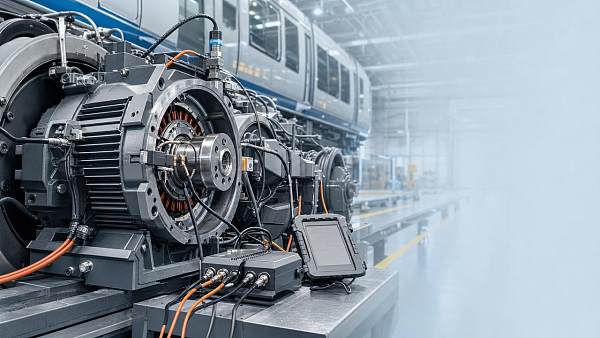 When do rail traction motors signal early failure risks?
