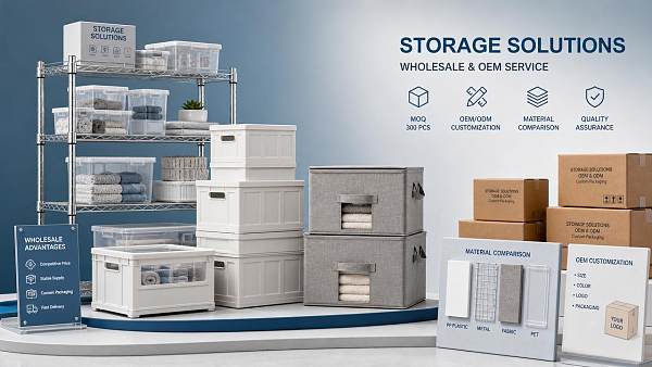 Home Storage Solutions Wholesale: How to Compare MOQ, Materials, and OEM Options