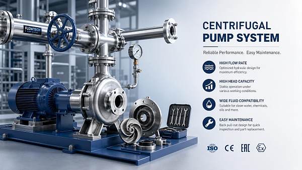 How to Select Industrial Pumps: Flow Rate, Head, Fluid Type, and Maintenance Factors