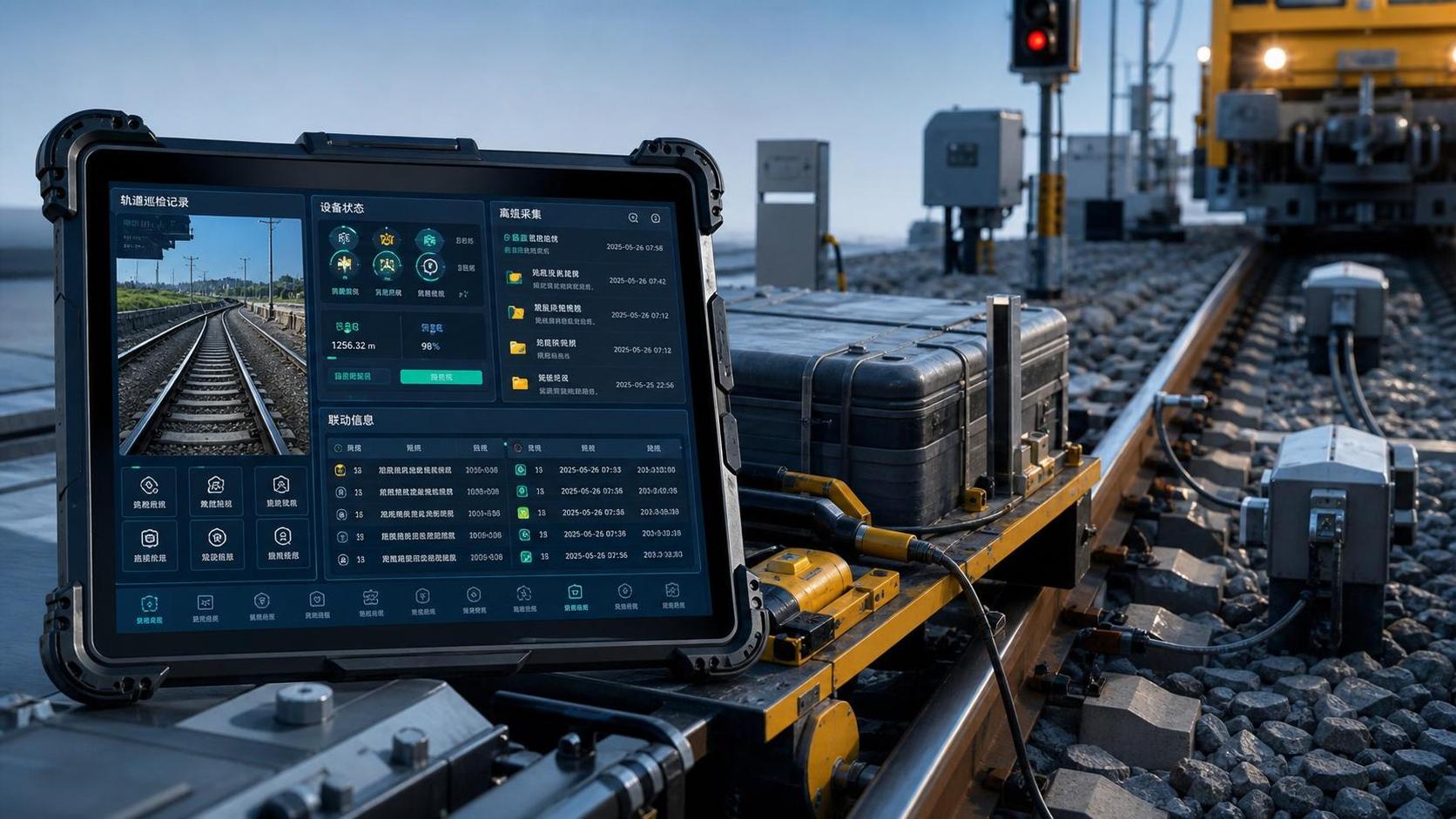 How Smart Health Tablets Support Field Inspections and Real-Time Rail Maintenance
