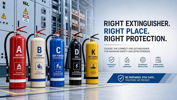 Fire Extinguishers Explained: Types, Ratings, and How to Choose for Different Risks