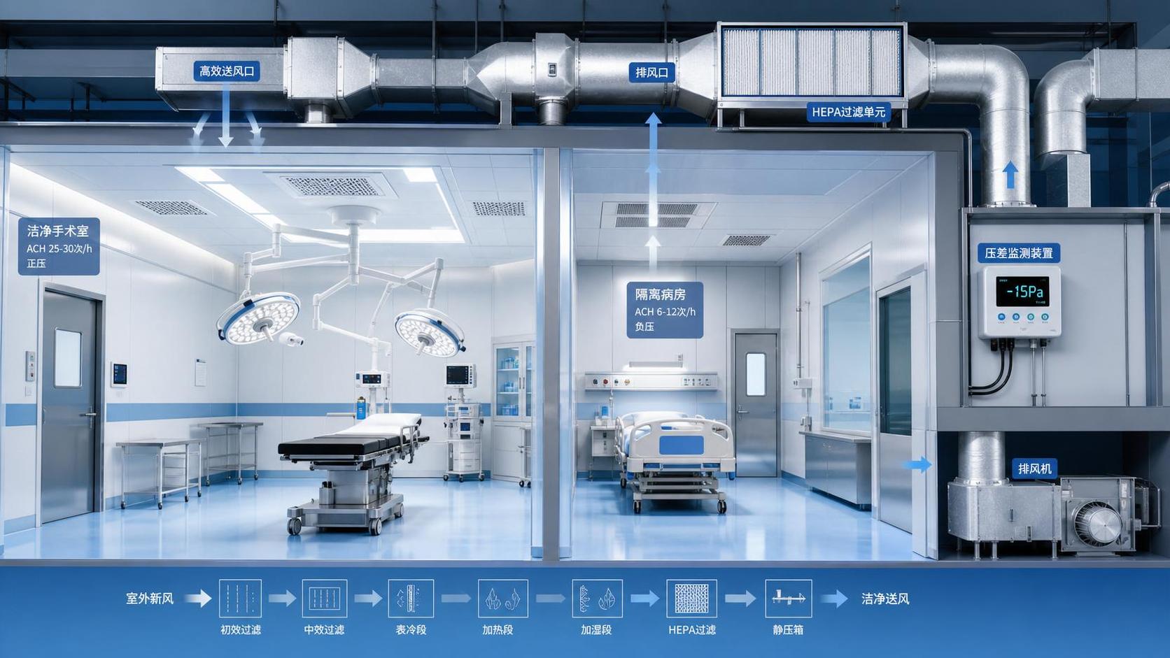 Hospital HVAC Air Exchange Rates: How to Read ACH Requirements by Room Type