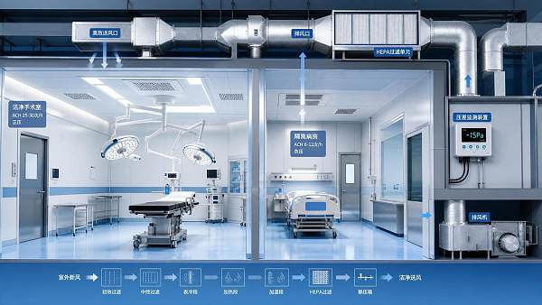 Hospital HVAC Air Exchange Rates: How to Read ACH Requirements by Room Type