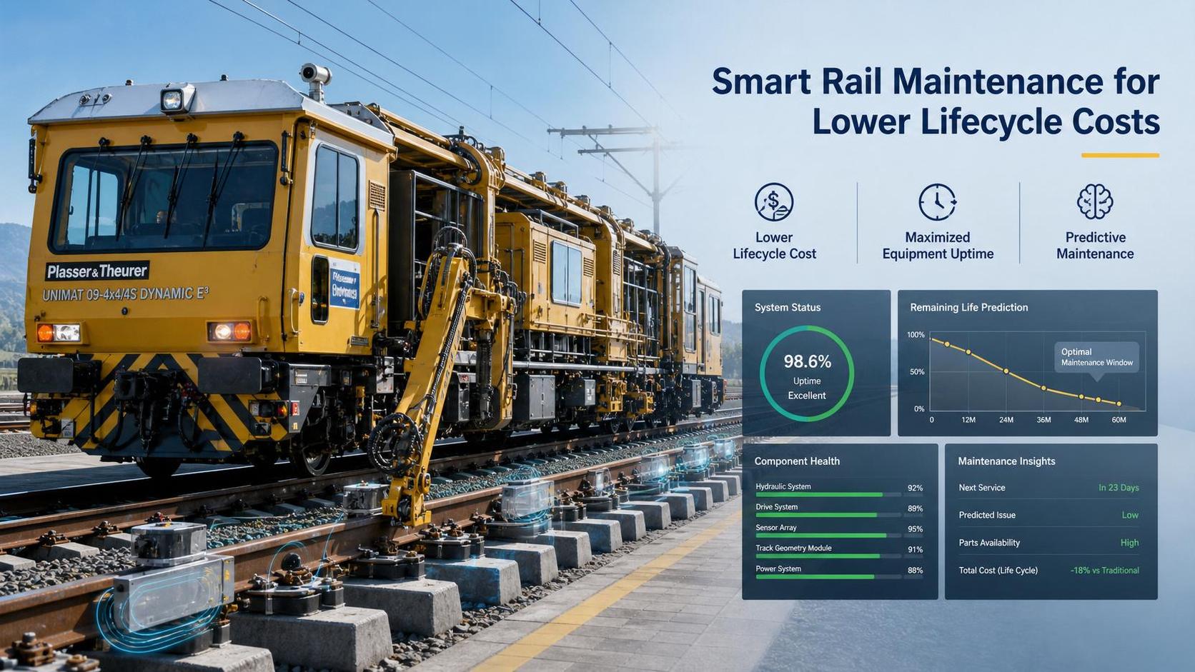 Track Maintenance Systems in Europe: How to Compare Lifecycle Cost and Uptime