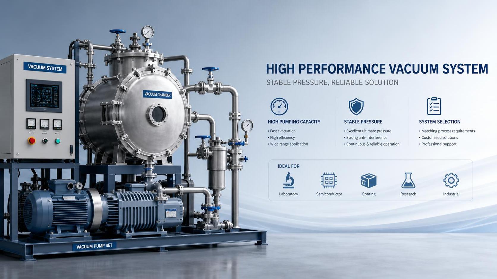 How to Evaluate Vacuum System Pump Capacity Metrics for Reliable System Sizing