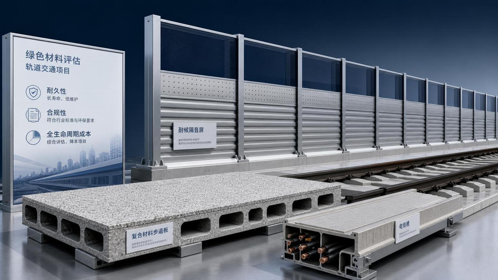 How to Evaluate Green Materials for Rail Projects: Durability, Compliance, and Lifecycle Cost