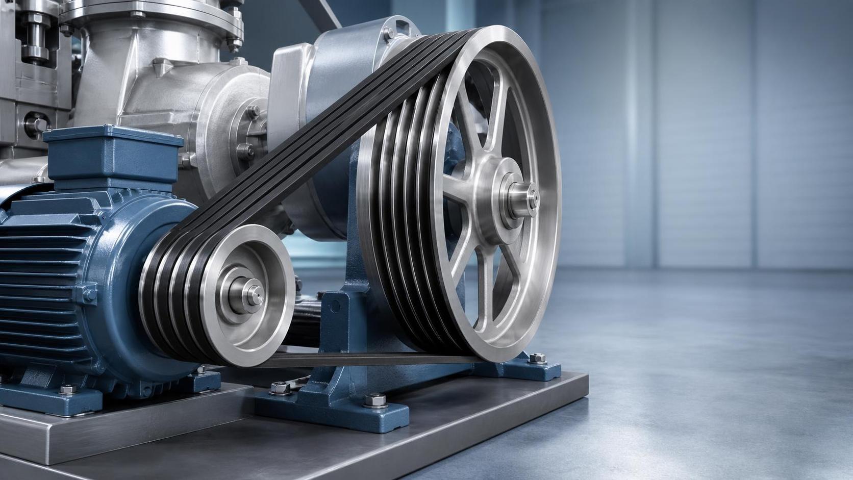 How to Choose V-Belts by Load, Speed, and Pulley Size for Industrial Drives