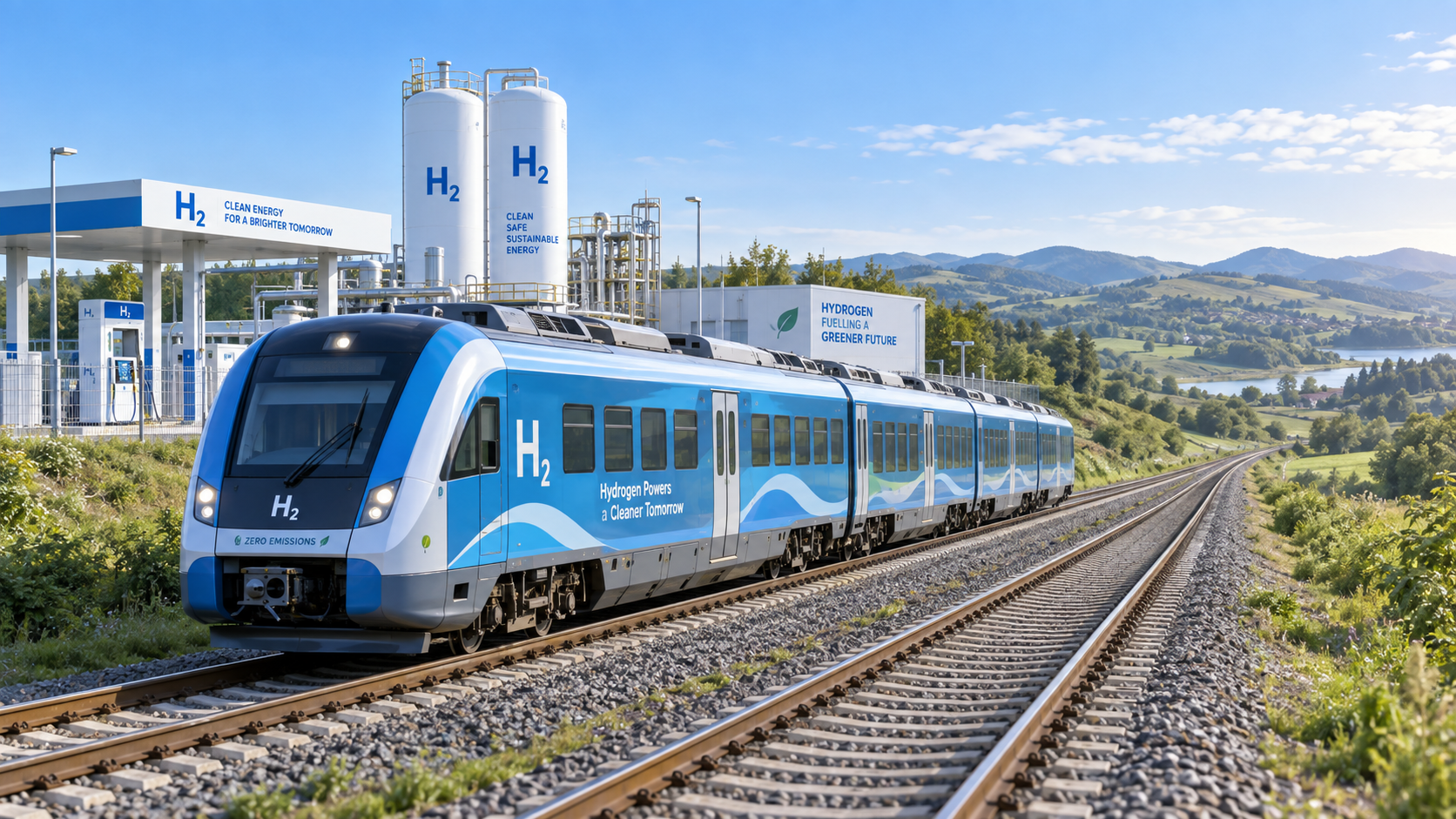 Can Hydrogen Trains Replace Diesel on Non-Electrified High-Speed Rail Routes?
