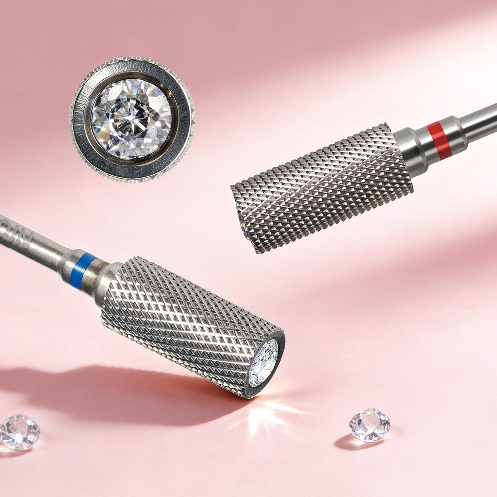 Nail Supplier Manicure Art Carbide Drill Bits Set Sharp 5XC Nail Drill Bit Tungsten Drill Bits for Nail Gel Cuticle Take Off