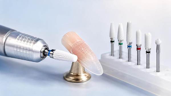 Are ceramic nail drill bits less likely to overheat during gel removal