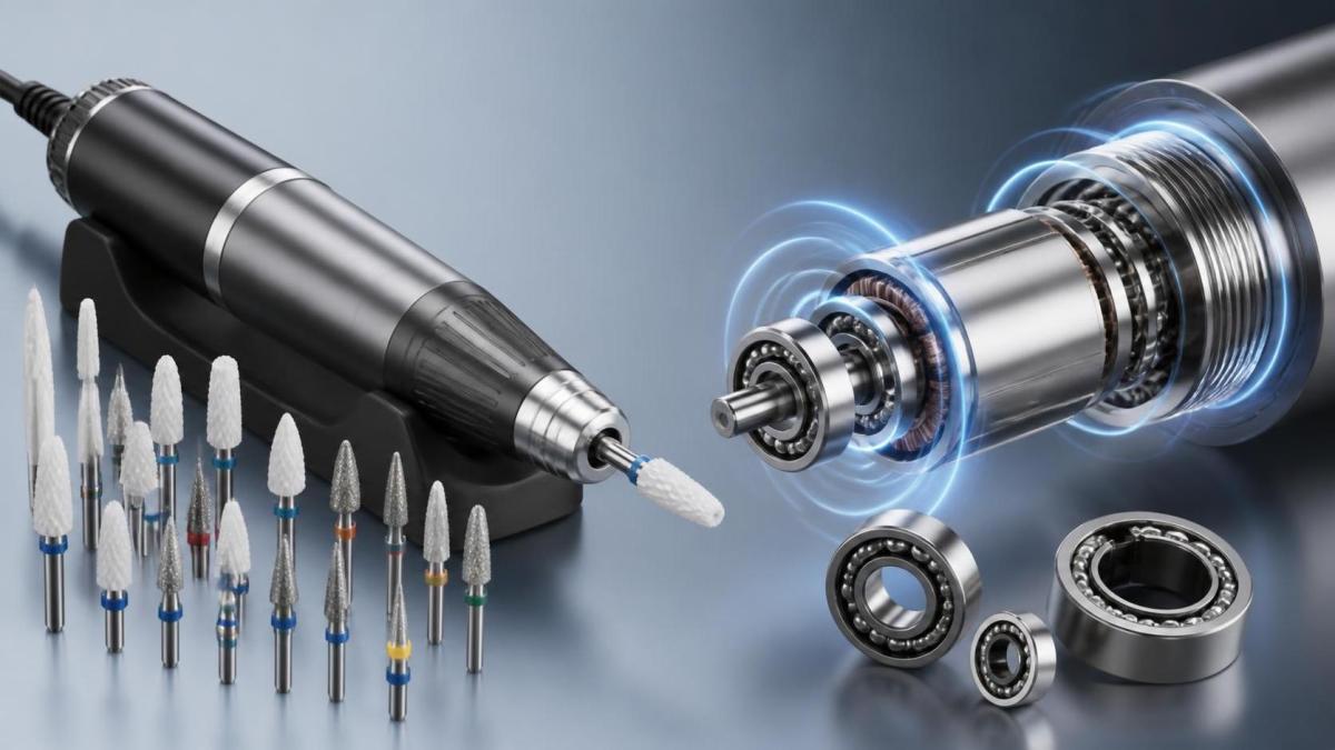 Do wholesale electric nail file models differ much in vibration control