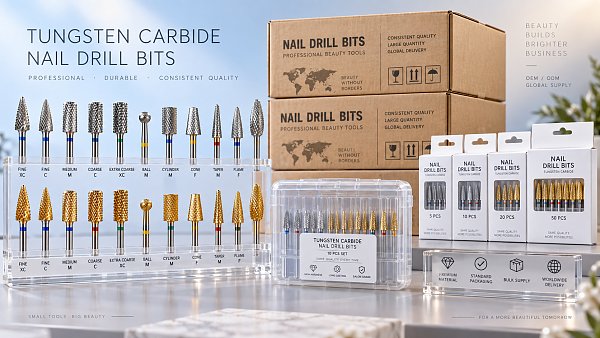How wholesale nail drill bit pricing changes with order volume
