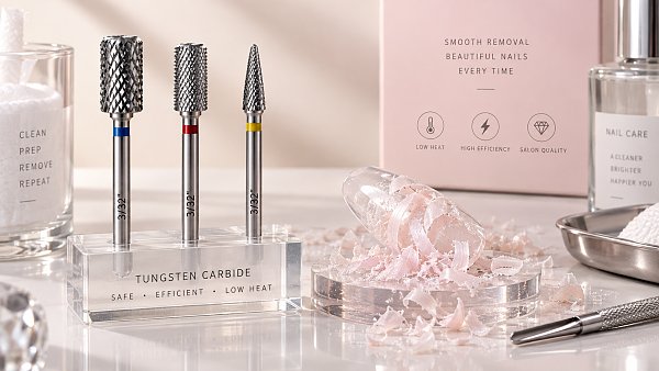 Which gel removal bits remove product without excessive heat?