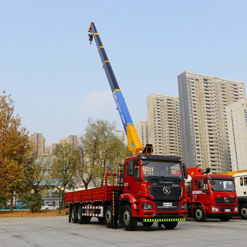 Подержанный кран-манипулятор 8x4 со стрелой на продажу