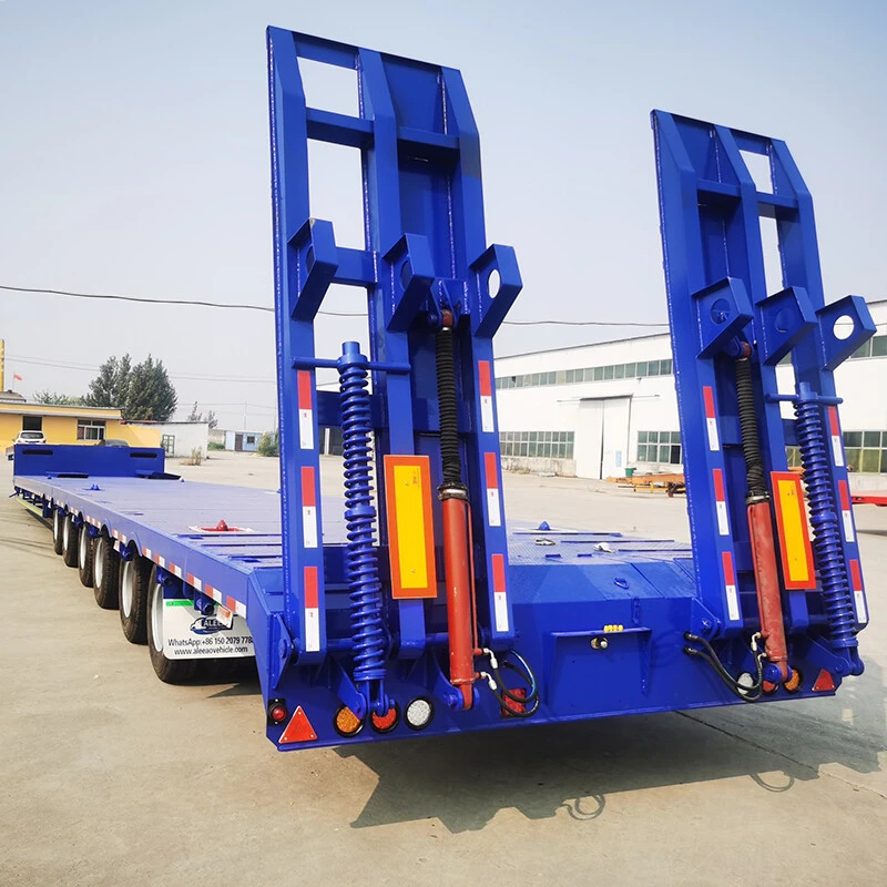 Б/у низкорамные прицепы с 6 осями
